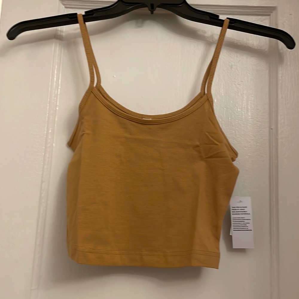 NWT BP crop organic cotton cami tank top .
